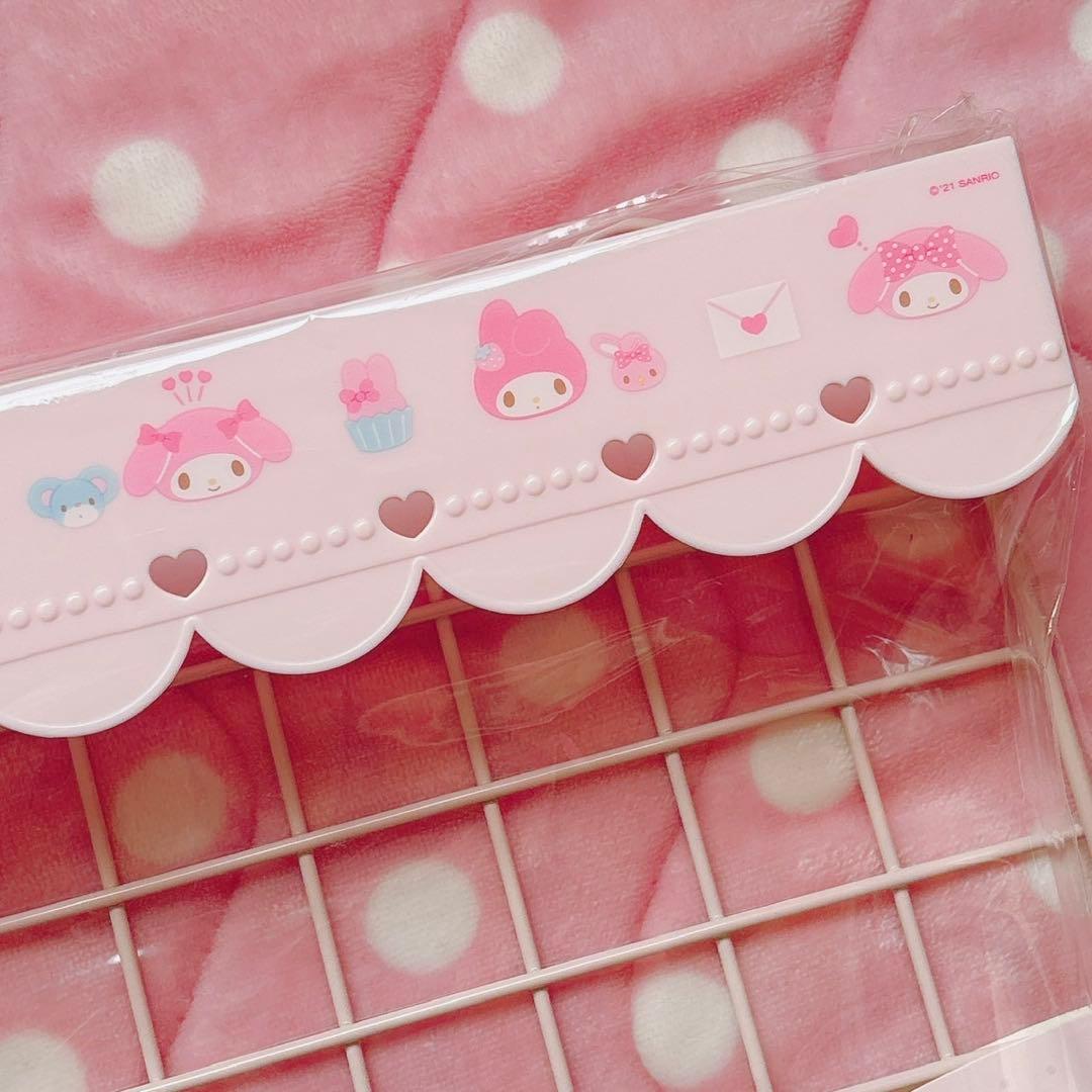 マイメロ 推しをかわいく飾り隊 ワイヤーネット フック付きカゴ マスコットチェア