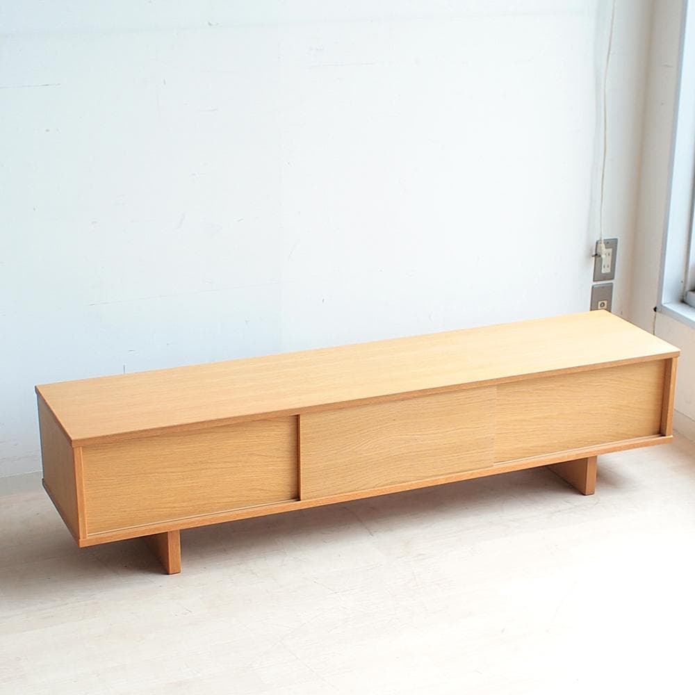 無印良品/MUJI オーク材 テレビボード 150cm シンプル ZR24067 無印
