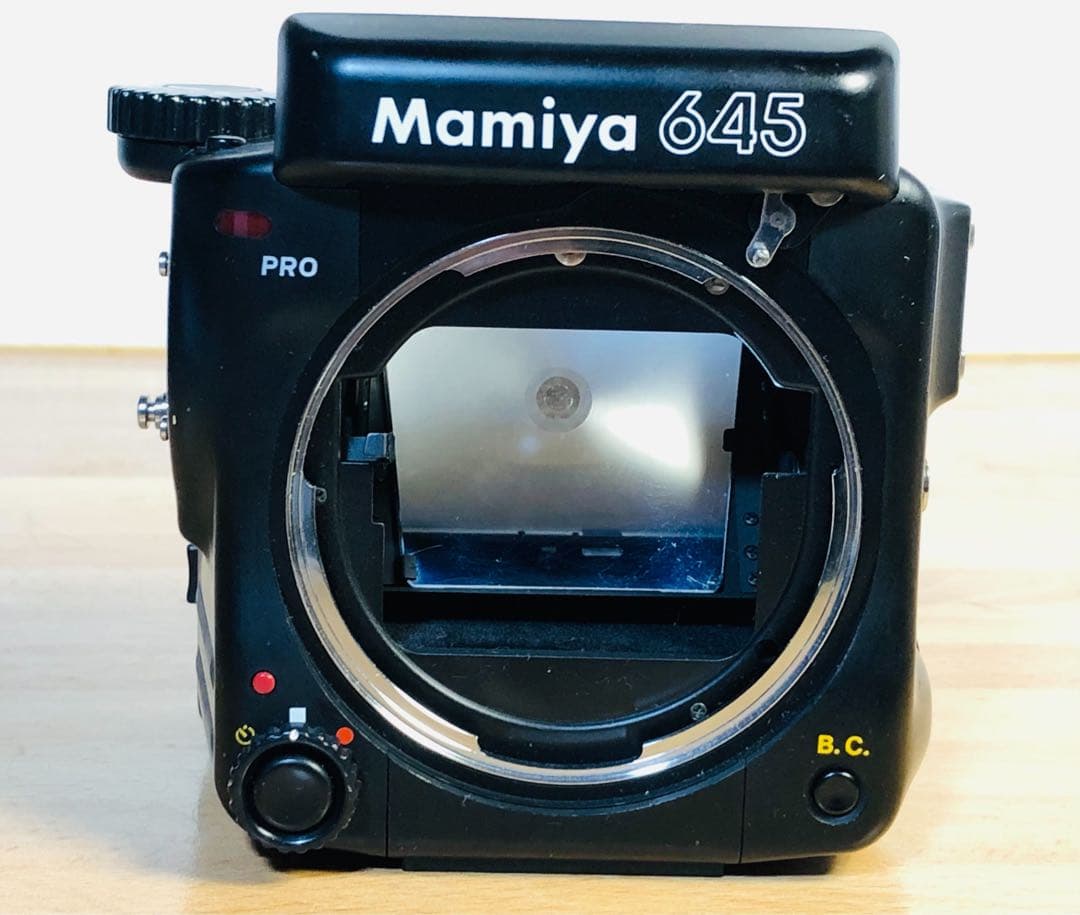 Mamiya 645 PRO 中判カメラ マミヤ 通電可 動作未確認 ジャンク