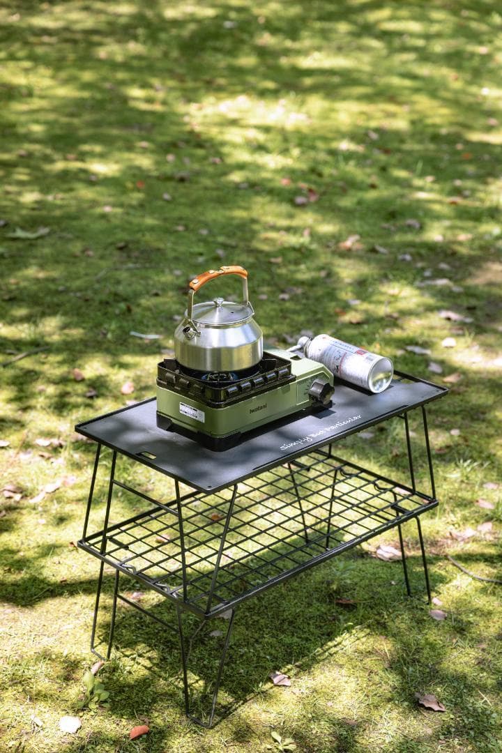 キャンピングムーン フィールドラック キャンプラック ブラック 軽量