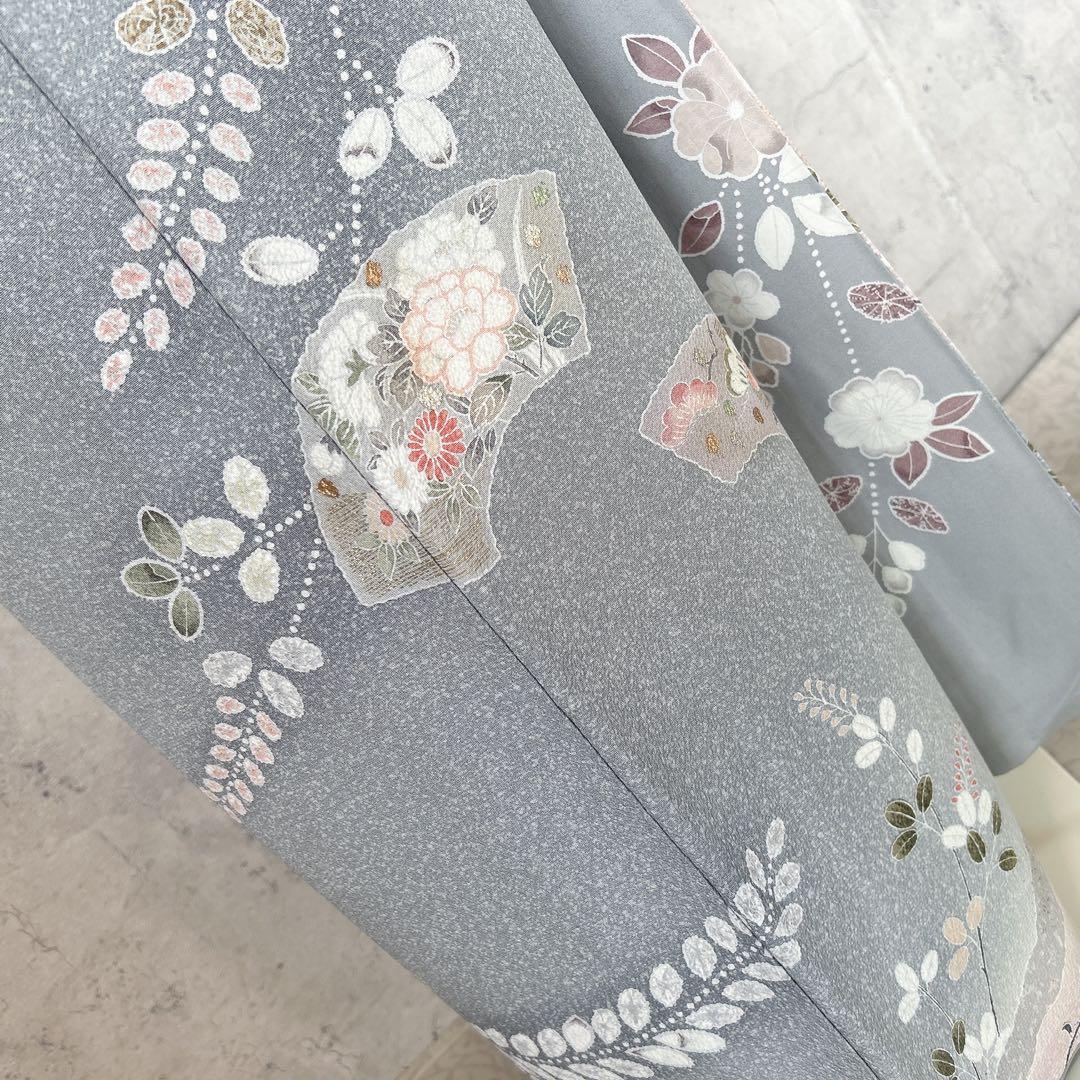 訪問着フルセット 辻ヶ花 着物 正絹 水色 華やか 入学式 卒業式