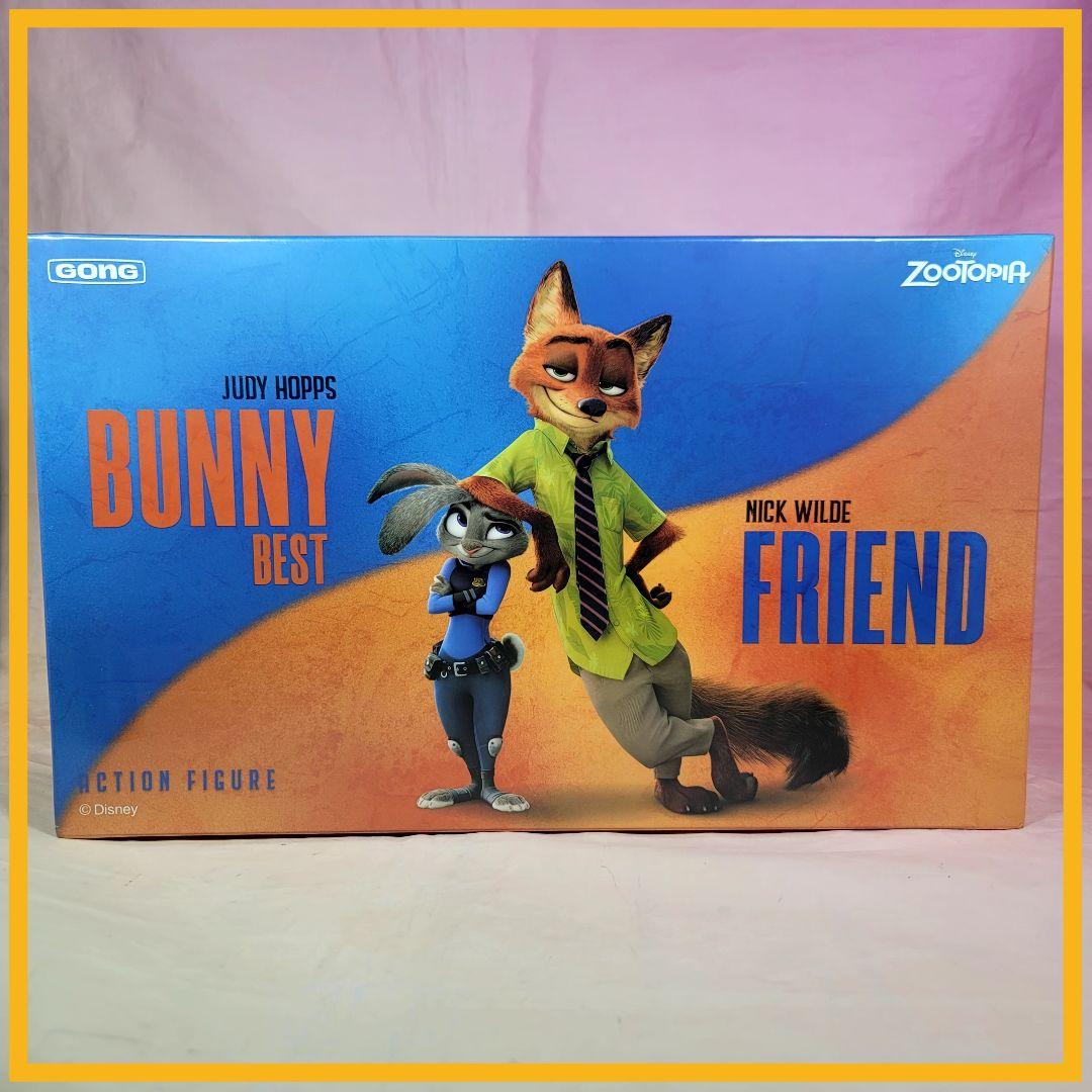 【GONG Studio】新品 正規品 ズートピア ニック＆ジュディ フィギュア