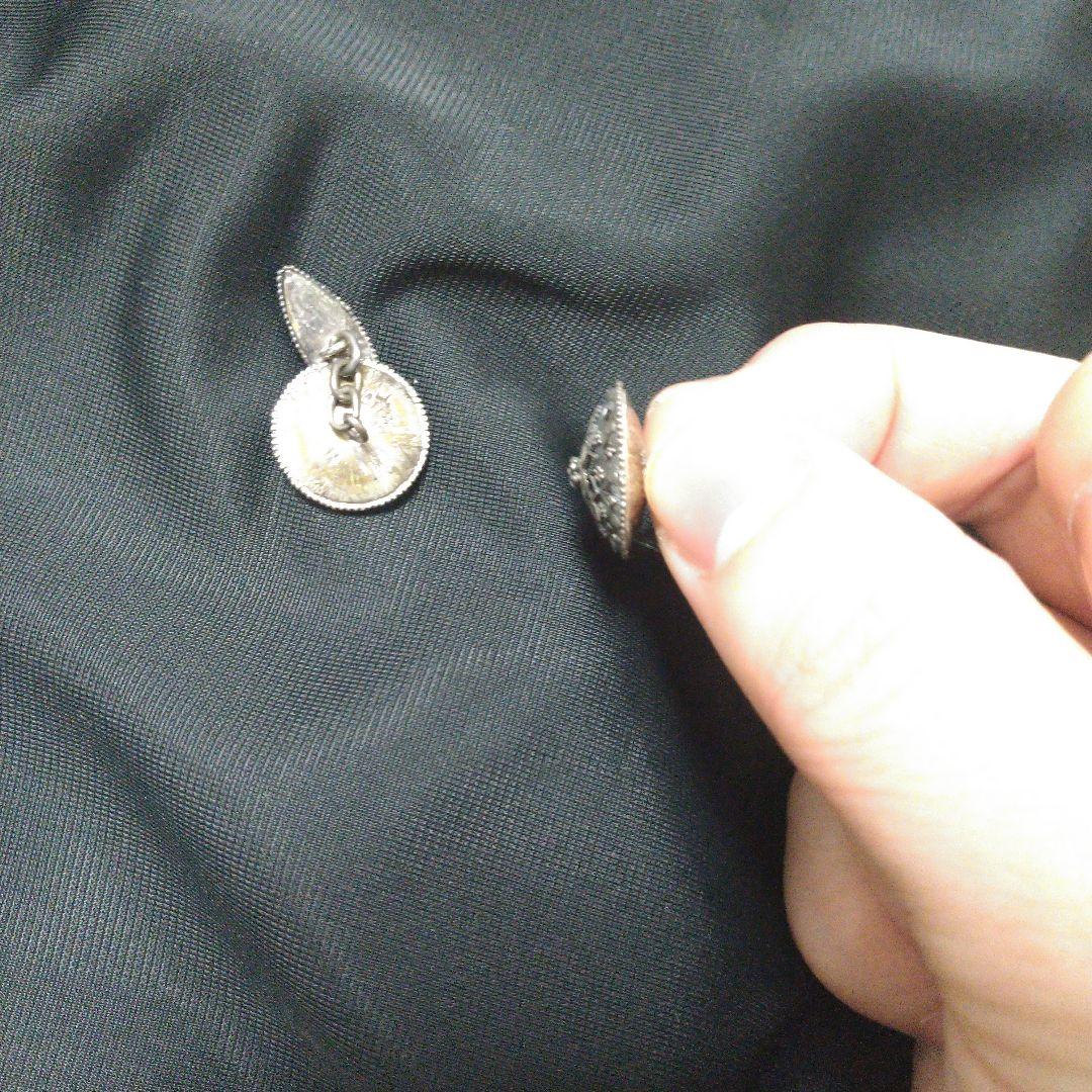 ヴィンテージ シルバー HSN 800 バリ インドネシア カフスボタン レア