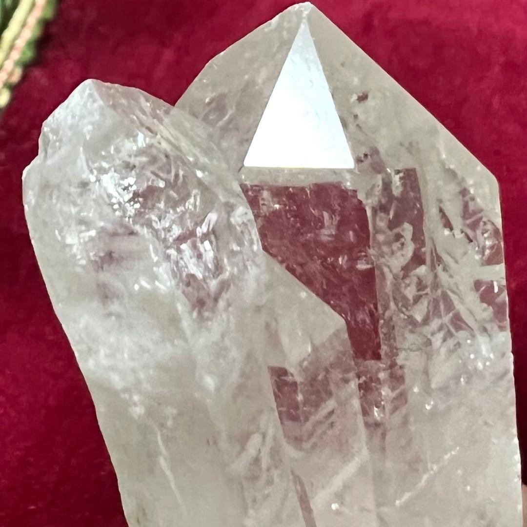 希少】マスタークリスタル ウィンドウ 水晶ツインポイント