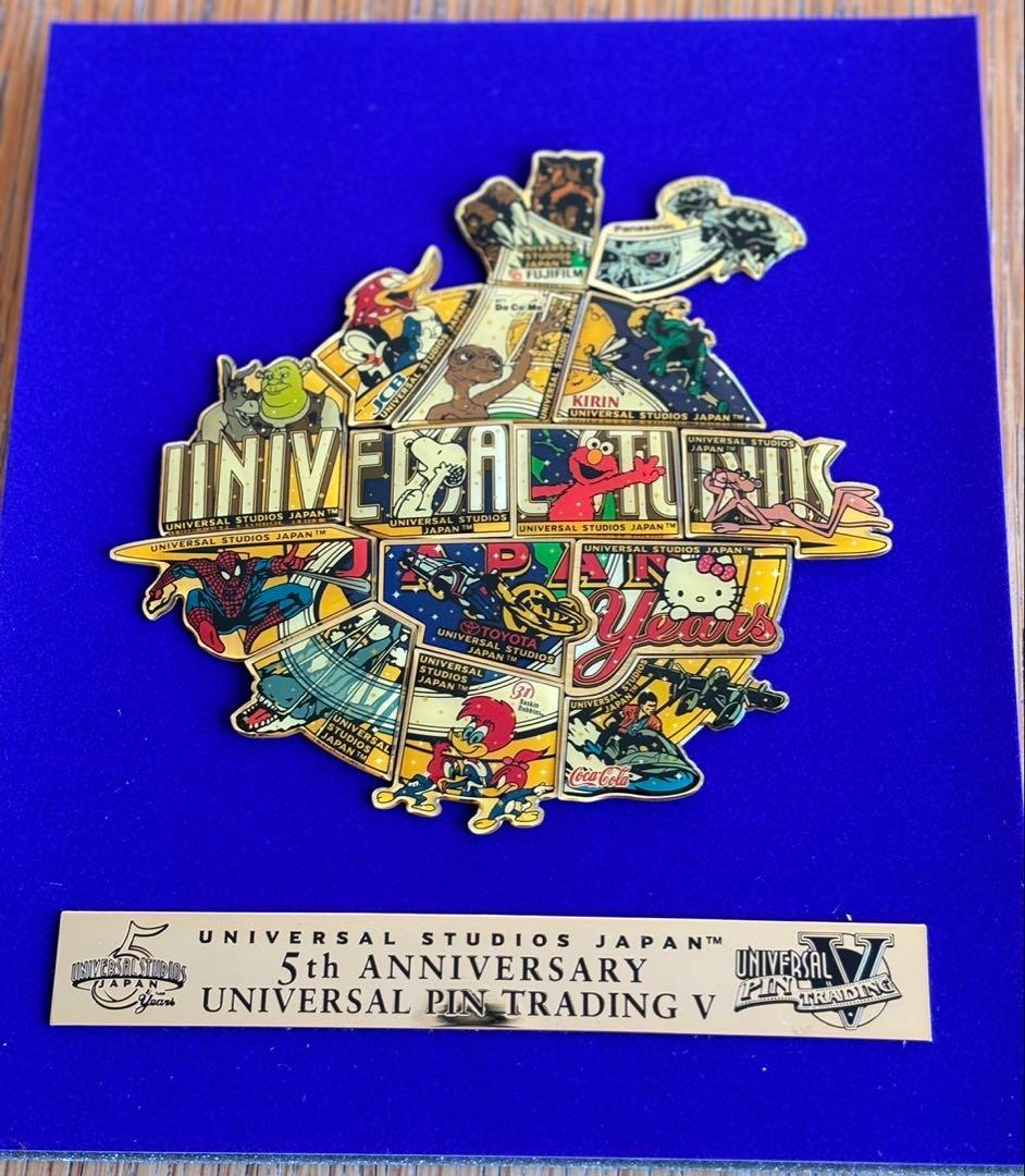 USJ（ユニバーサルスタジオジャパン）5周年記念ピンバッジセット
