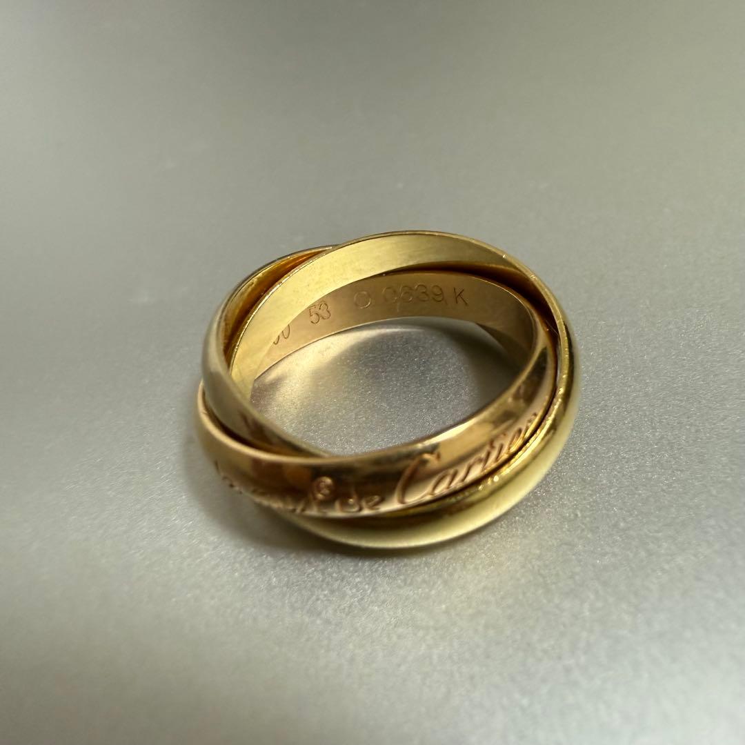 【1/4限定価格】カルティエ トリニティ クラシック リング 53