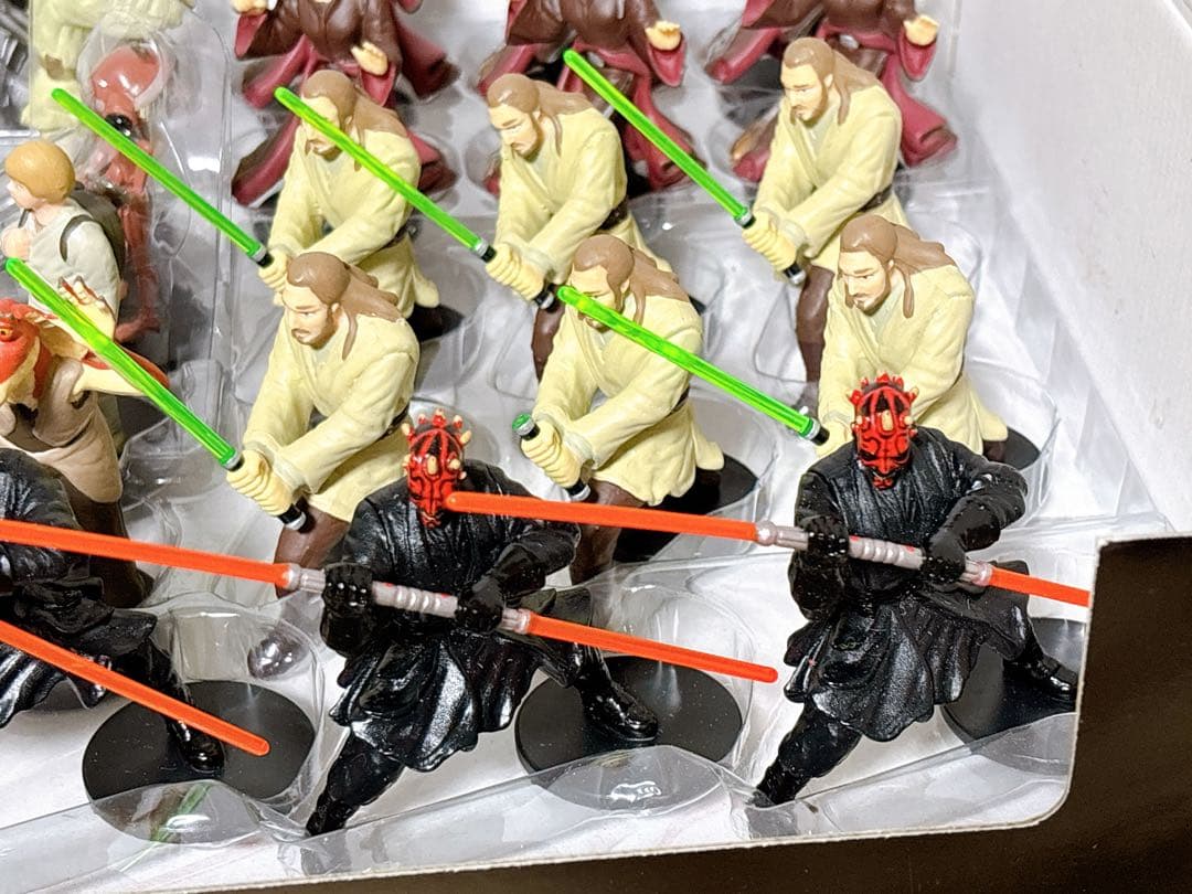 スターウォーズ エピソード1 フィギュア8種×6セット　店頭ディスプレイボックス
