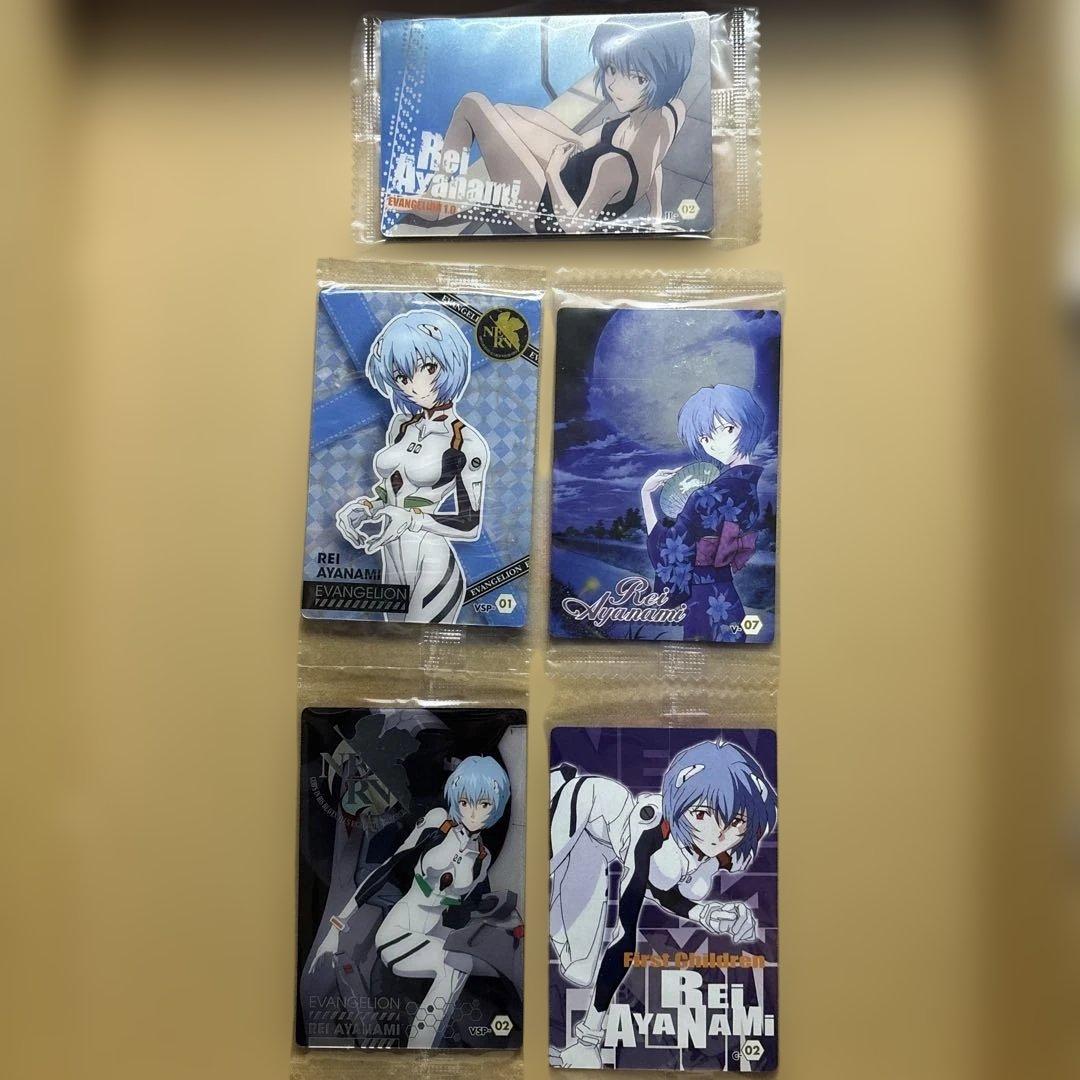 新世紀エヴァンゲリオン 綾波レイ カード5枚セット（未開封） - メルカリ