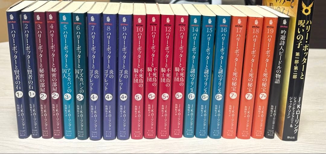 ハリーポッター文庫版 1-19巻&吟遊詩人ビートルの物語&呪いの子(第1.第2) ハリーポッター文庫版 1-19巻&吟遊詩人ビートルの物語&呪いの