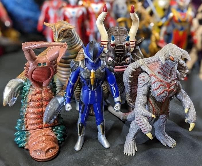 ウルトラマンメビウス＆登場怪獣・宇宙人（バンダイ）ソフビフィギュア
