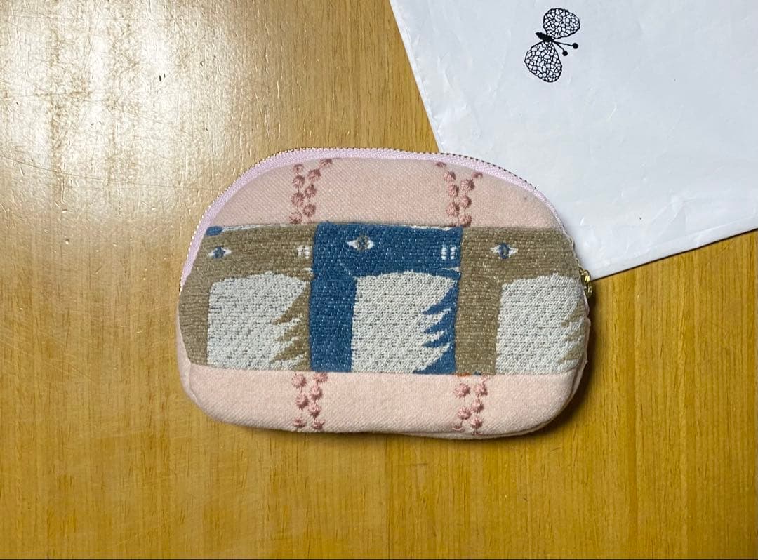 ボール　ミナペルホネン　ハンドメイド　ポーチ