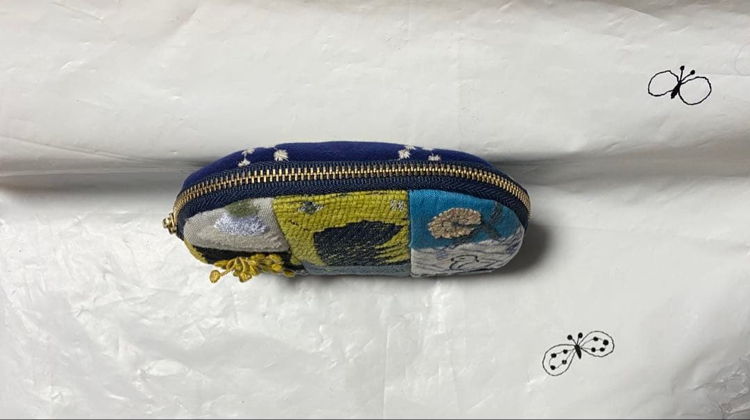 ボール　ミナペルホネン　ハンドメイド　ポーチ