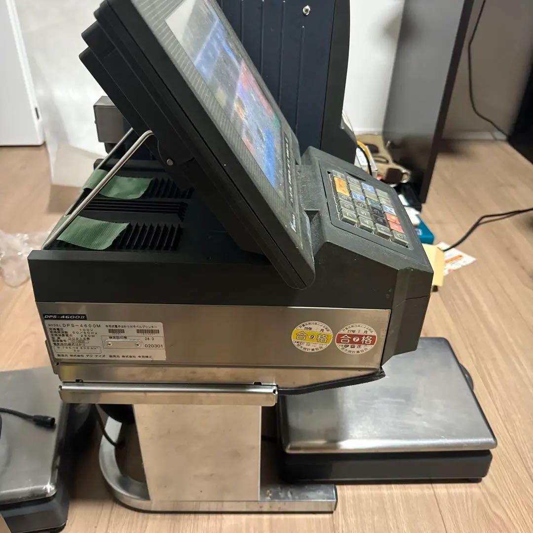 値下げTERAOKA寺岡精工POSレジ計量プリンタ DPS-4600II。 DPS-4600