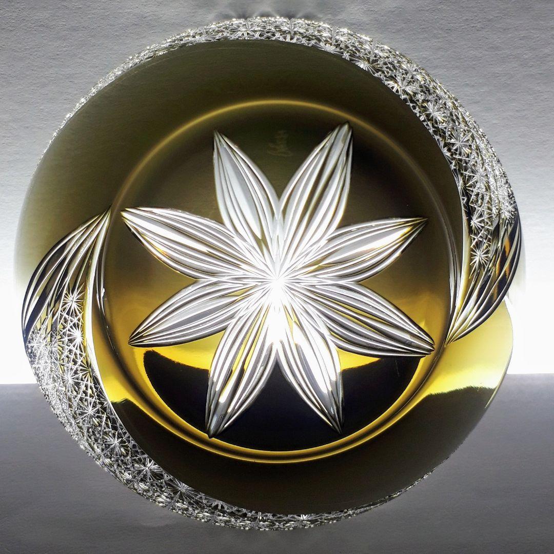 江戸切子 根本硝子工芸 根本達也 作品 中鉢【 銘： 風流 】