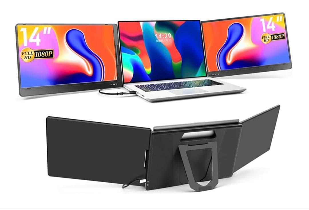 モバイルモニター 14インチ KOGODA 11.6~15.6ノートパソコン用