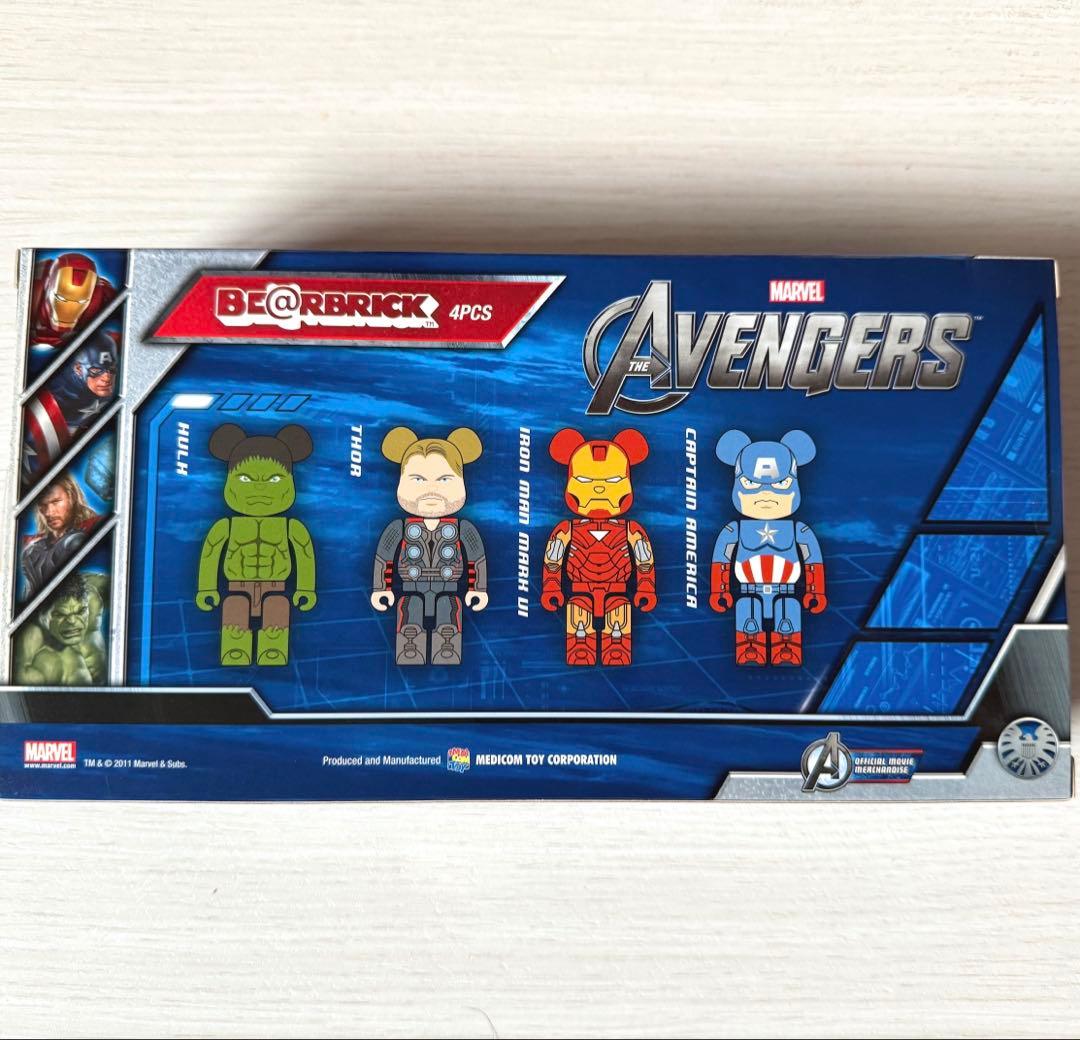 超希少 BE@RBRICKアベンジャーズ 4体セット 2000個 限定発売品