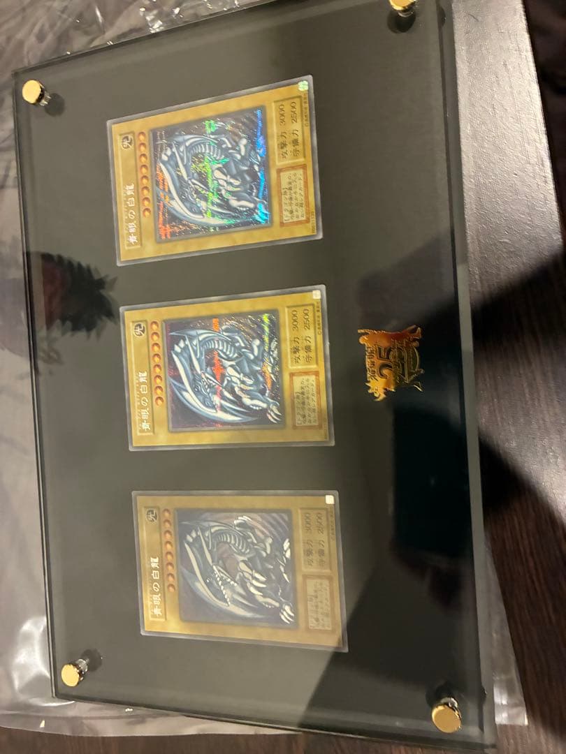 遊戯王　青眼の白龍　海馬セット　シークレットレア　ディスプレイ付　未使用品