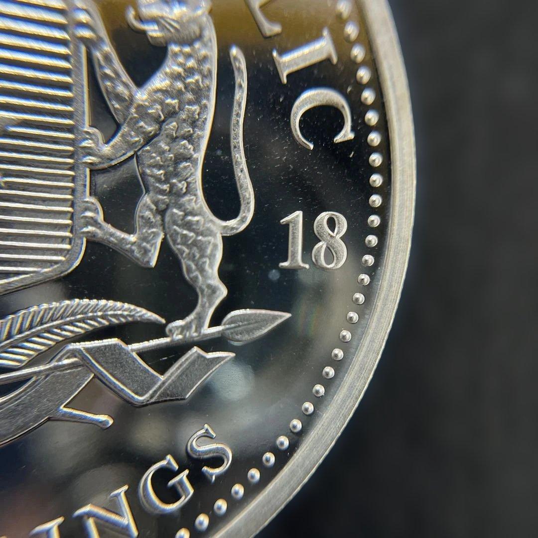 純銀】ソマリア共和国 2018年 エレファント銀貨100シリング 1オンス①