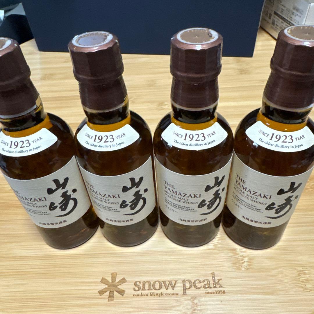 サントリー ウイスキー 「山崎」 180ml ミニボトル 4本セット