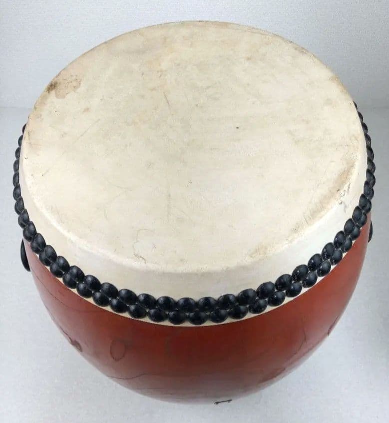 和太鼓 本欅胴 長胴太鼓 面径約30cm *AN26