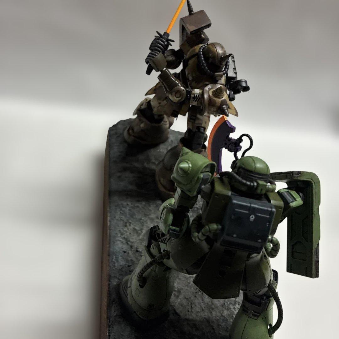 HG 1/144ククルス・ドアンザク VS 高機動型ザクエグベ機 完成品