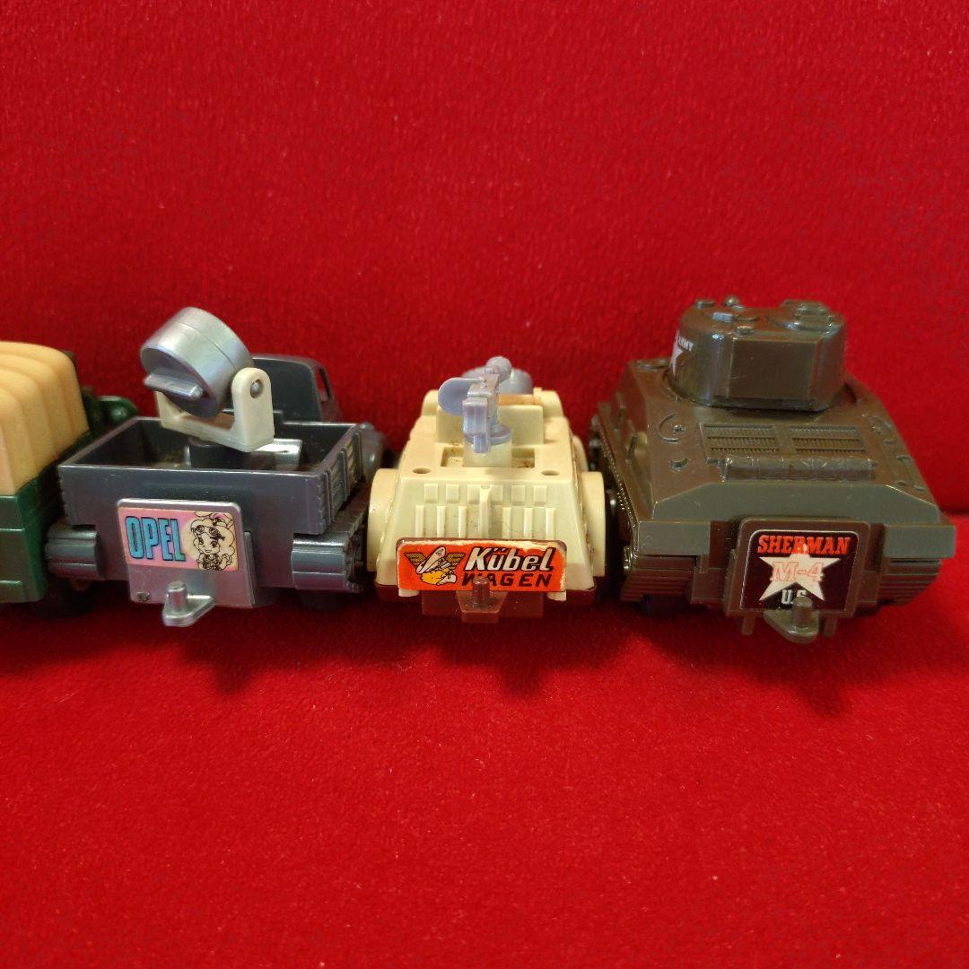 40年前　コンバットチョロQ 7台セット ◯クリーニング済み