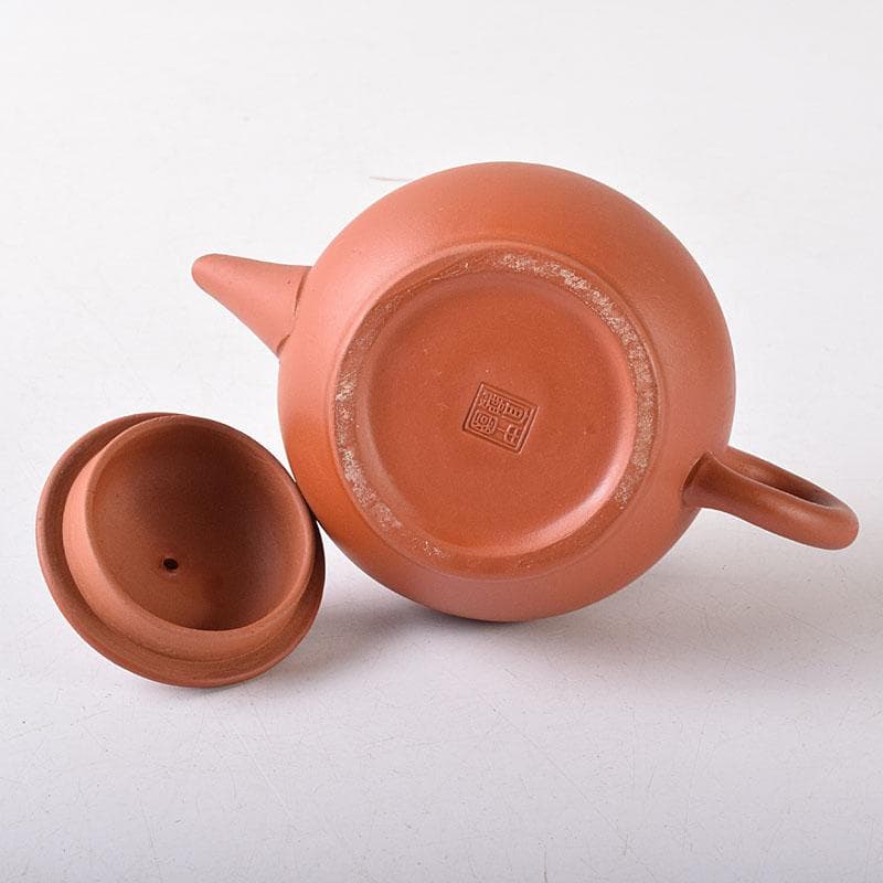 中国 中国宣興銘 紫砂 朱泥 急須 茶壷 V R8233