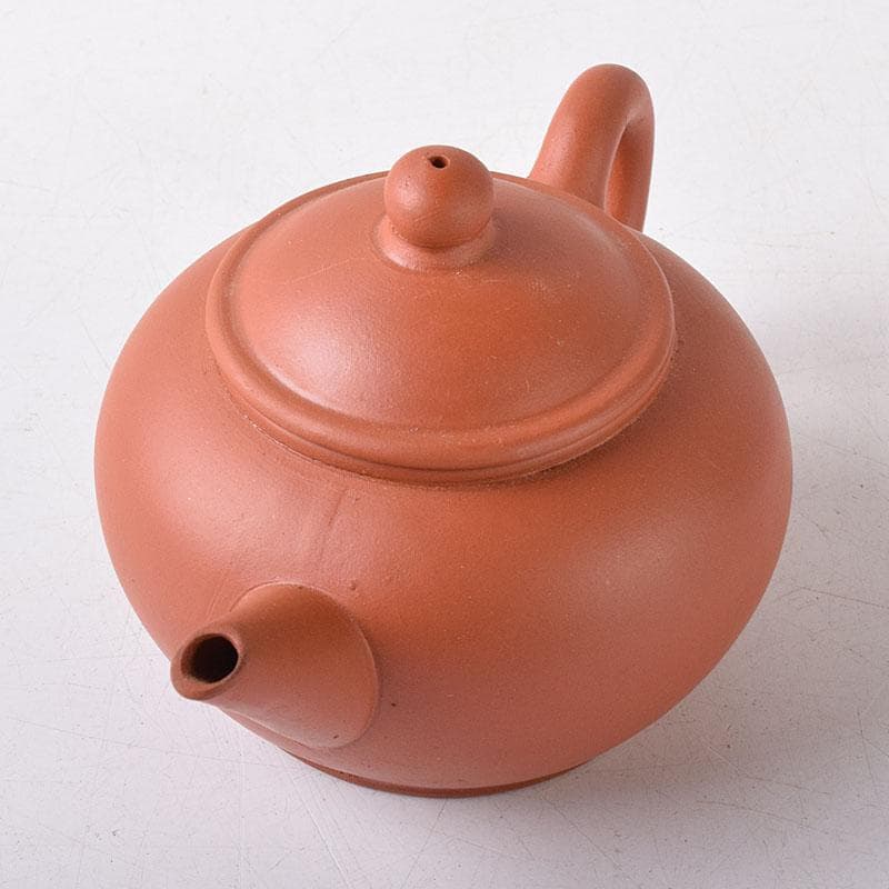 中国 中国宣興銘 紫砂 朱泥 急須 茶壷 V R8233