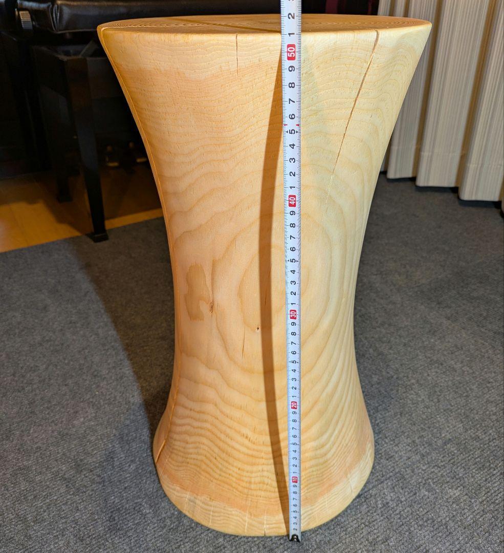 ヤムチャ様専用 姫小松 天然木 丸太 椅子 スツール テーブル 高さ約51㎝