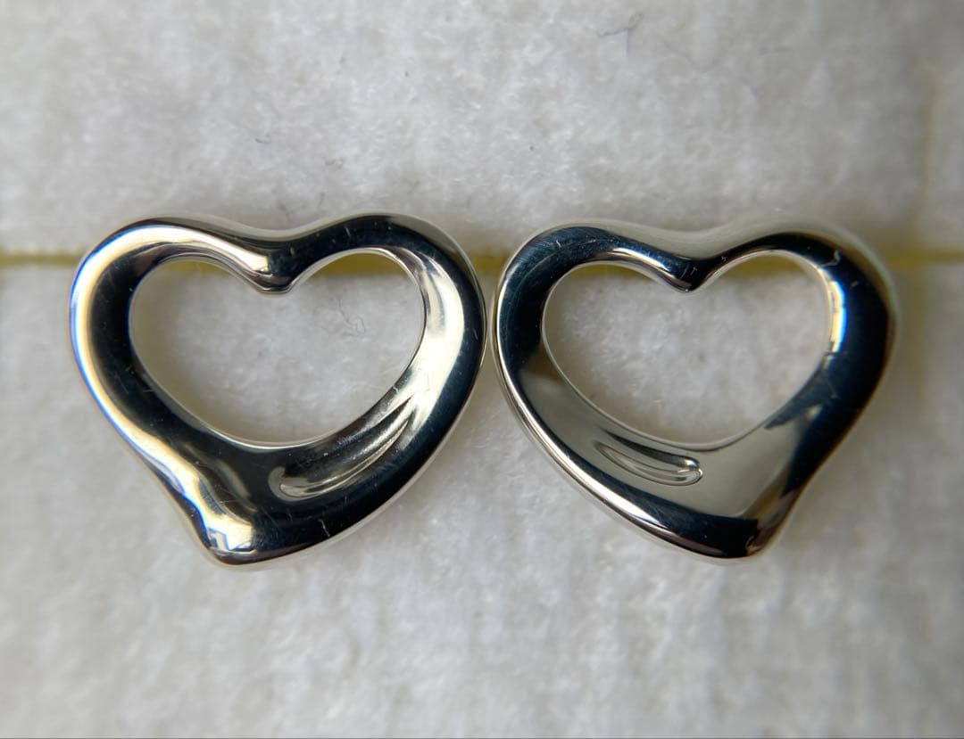 ティファニー オープンハート XS スモール ペレッティ シルバーピアス 925