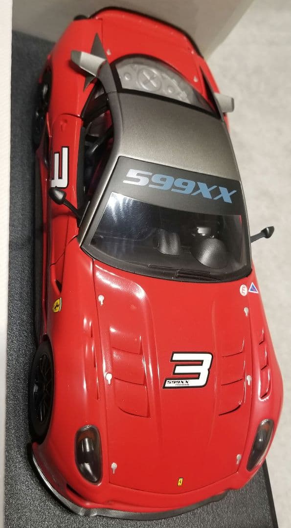 【レア美品】1/18 マテル フェラーリ 599XX 　ホットウィール