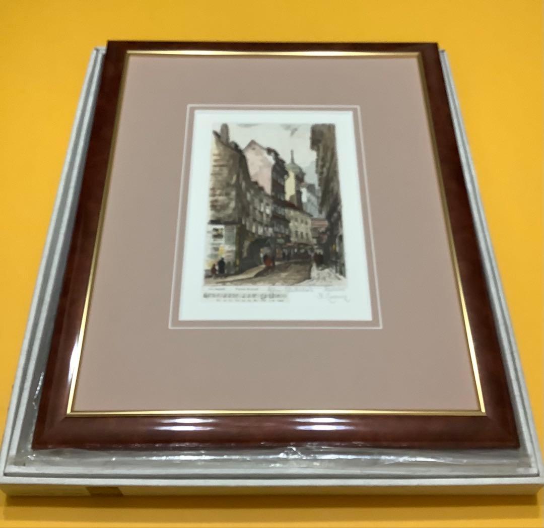 絵画.額縁.銅版画.ナハラス・チャールニッヒ.モーツァルト.フィガロの結婚