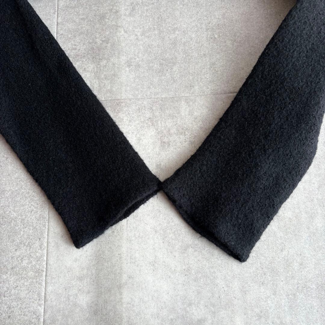 近年 ヨーガンレール ファインウールループ ワンピース黒 M - メルカリ