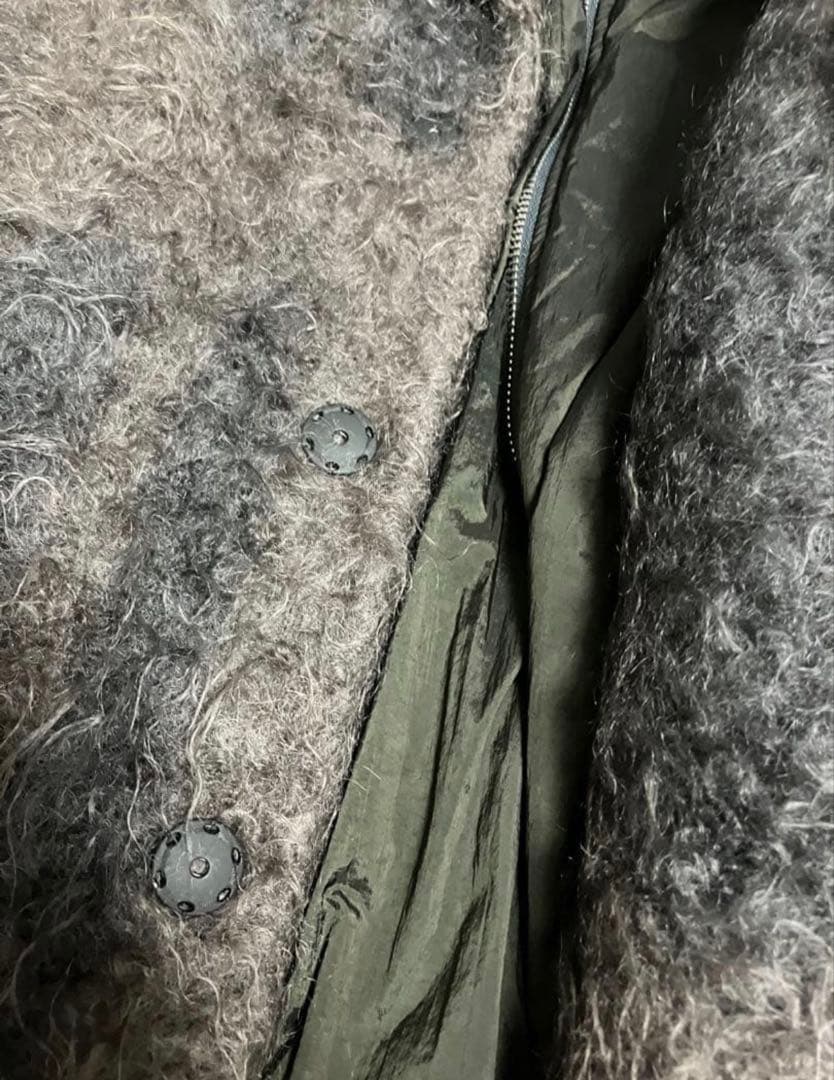 emporio armani モヘアシャギーブルゾン