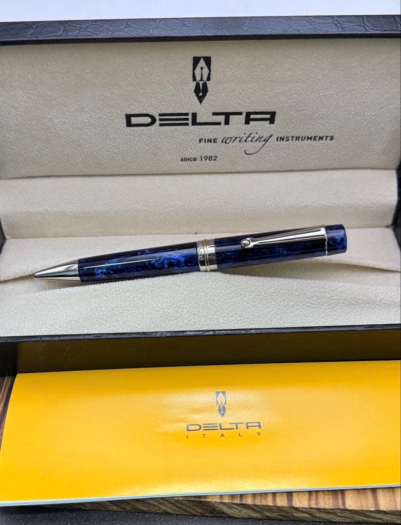 DELTA ボールペン ビンテージコレクション ブルー