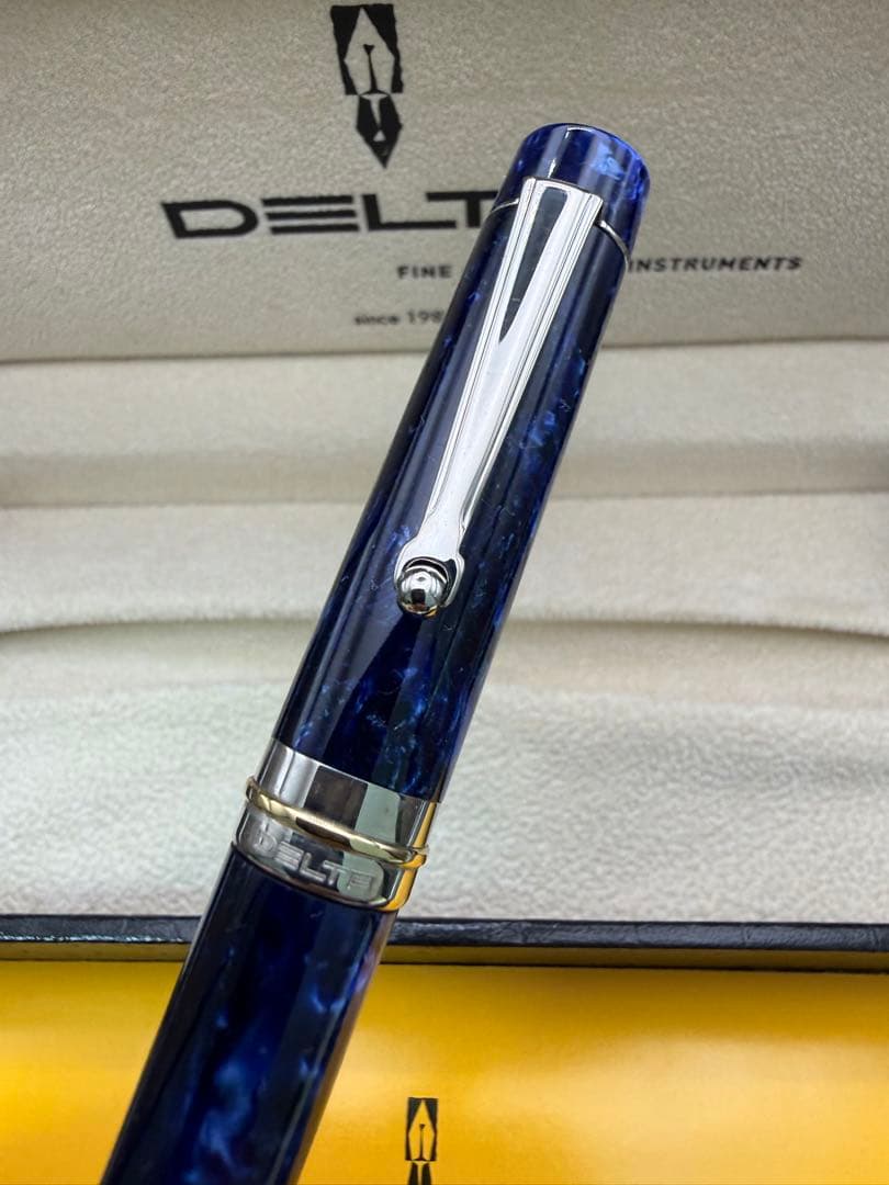 DELTA ボールペン ビンテージコレクション ブルー