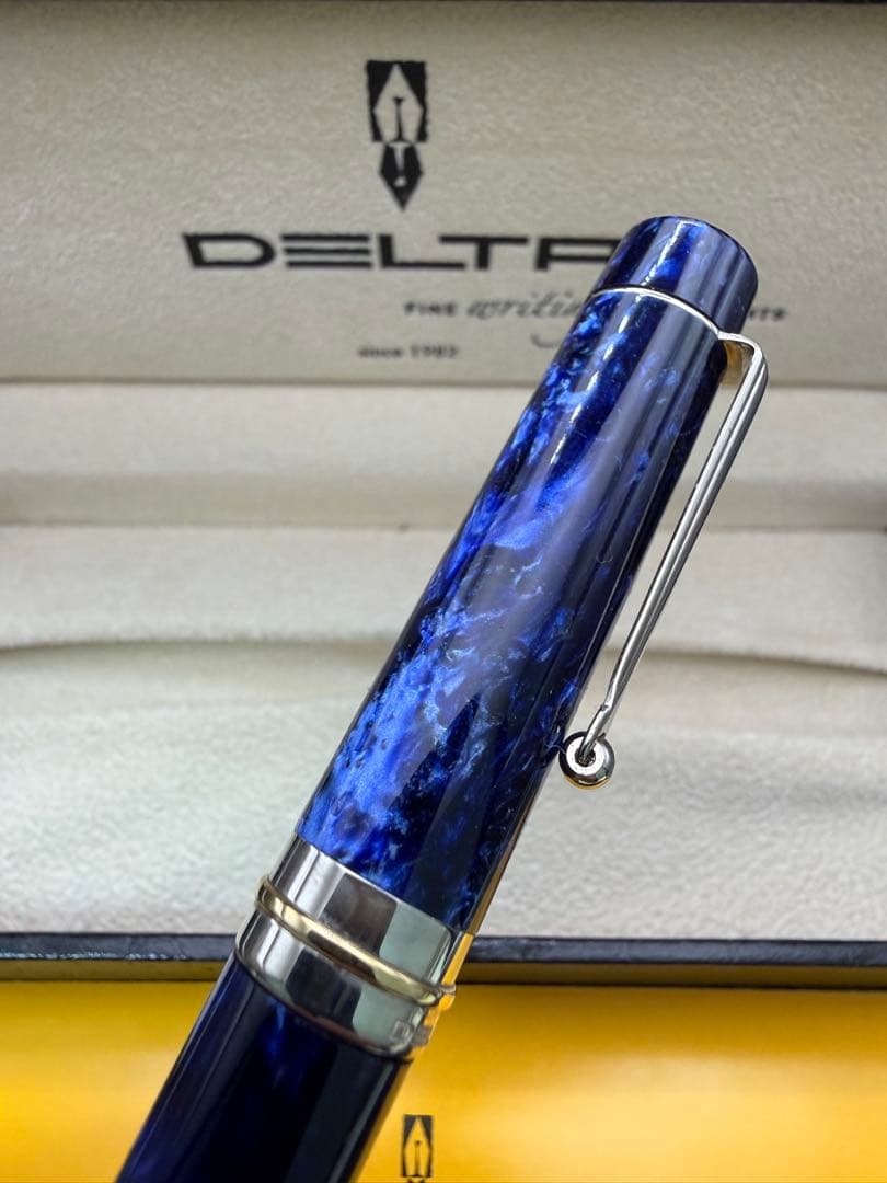 DELTA ボールペン ビンテージコレクション ブルー