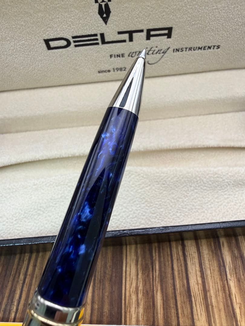 DELTA ボールペン ビンテージコレクション ブルー