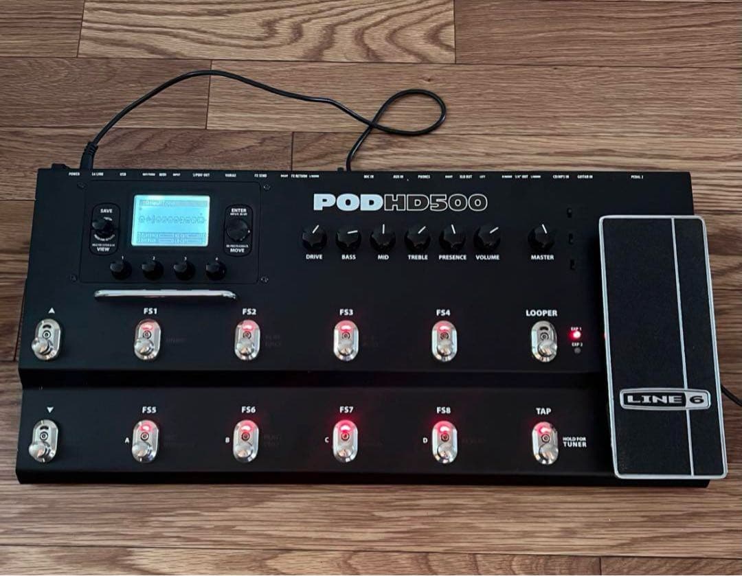 Line6 PODHD500 マルチエフェクター バンド ギター ベース 軽音