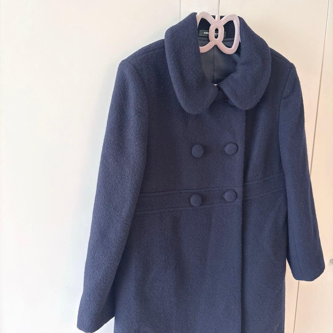 即日発送⭐︎MIKIHOUSE⭐︎ミキハウス ウールコート ネイビー受験 塾 120