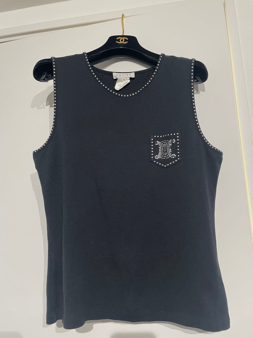 CELINE セリーヌ　スタッズ　カットソー