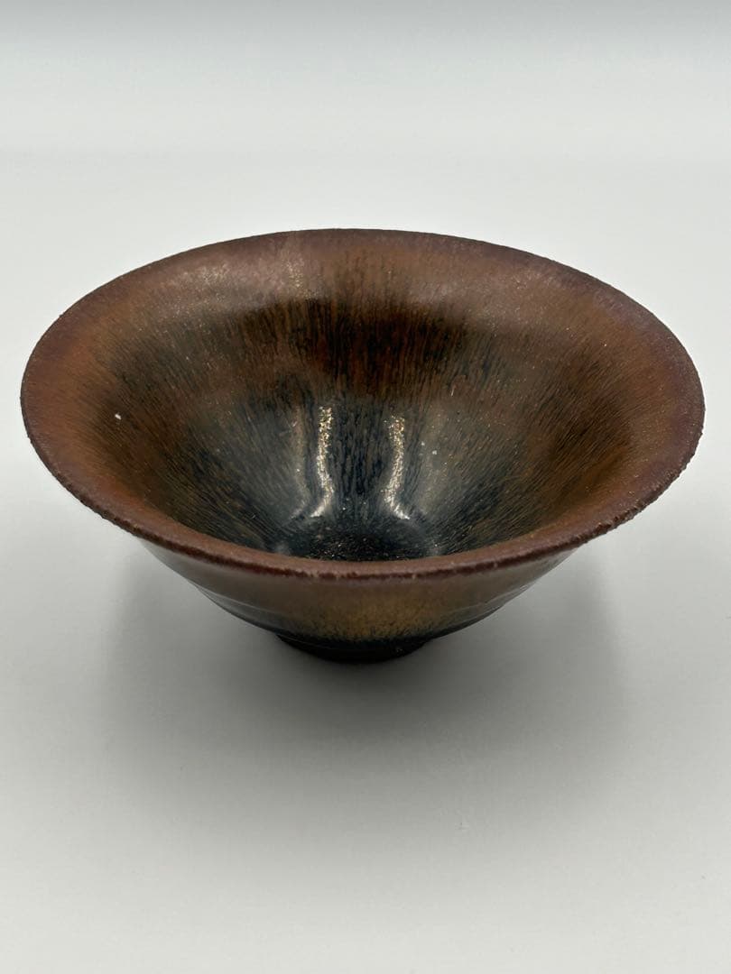 ☆0010 宋時代 建窯 兎豪天目茶碗☆茶道具 茶器 唐物天目