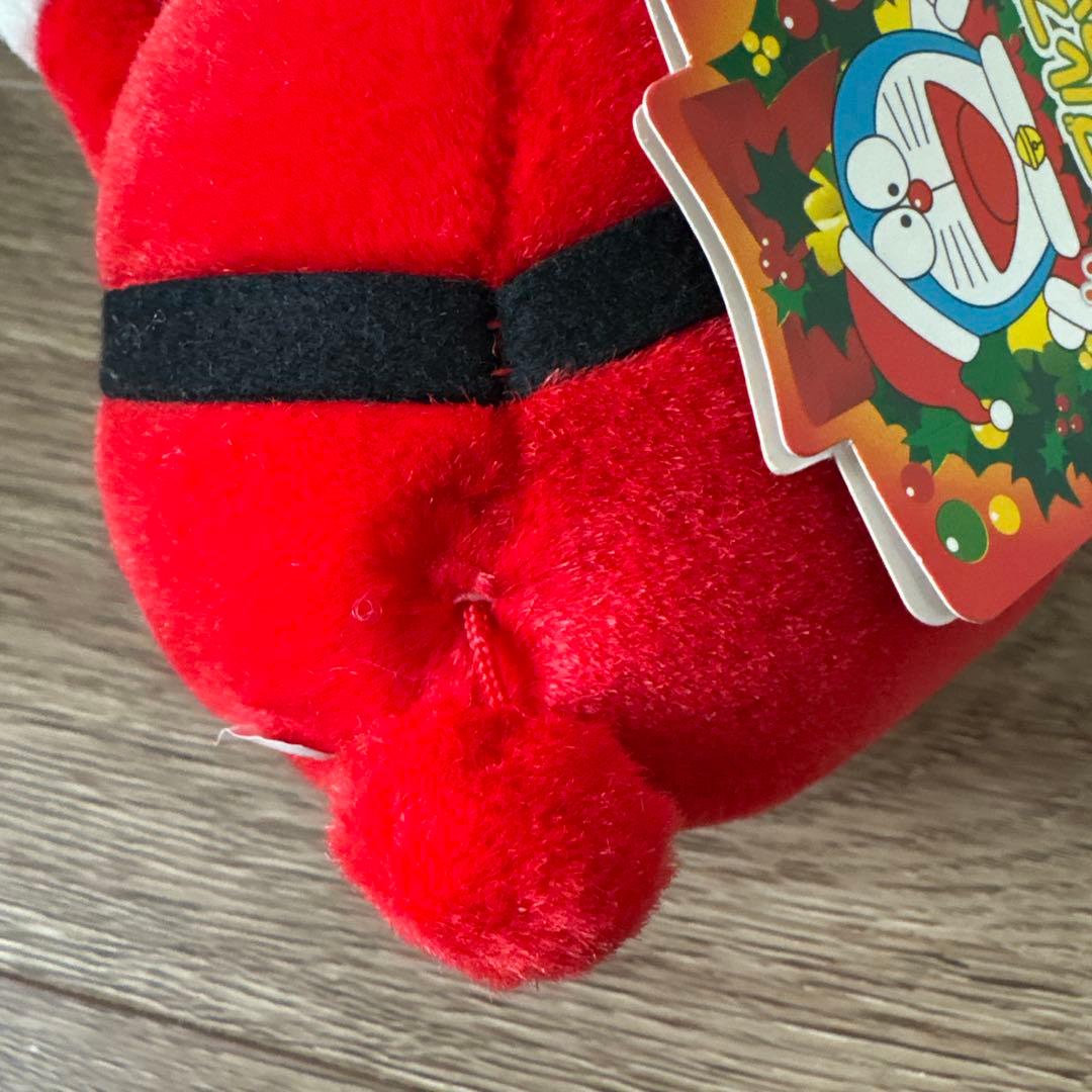 ドラえもん サンタ ぬいぐるみ ブルブル 青① 難アリ 新品未使用タグ付き