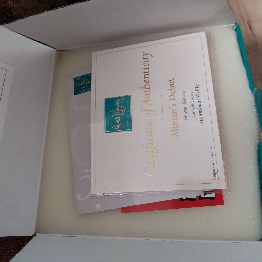 WDCC　ミッキー　ミニー　蒸気船ウィリー　フィギュア　モノクロ　ディズニー