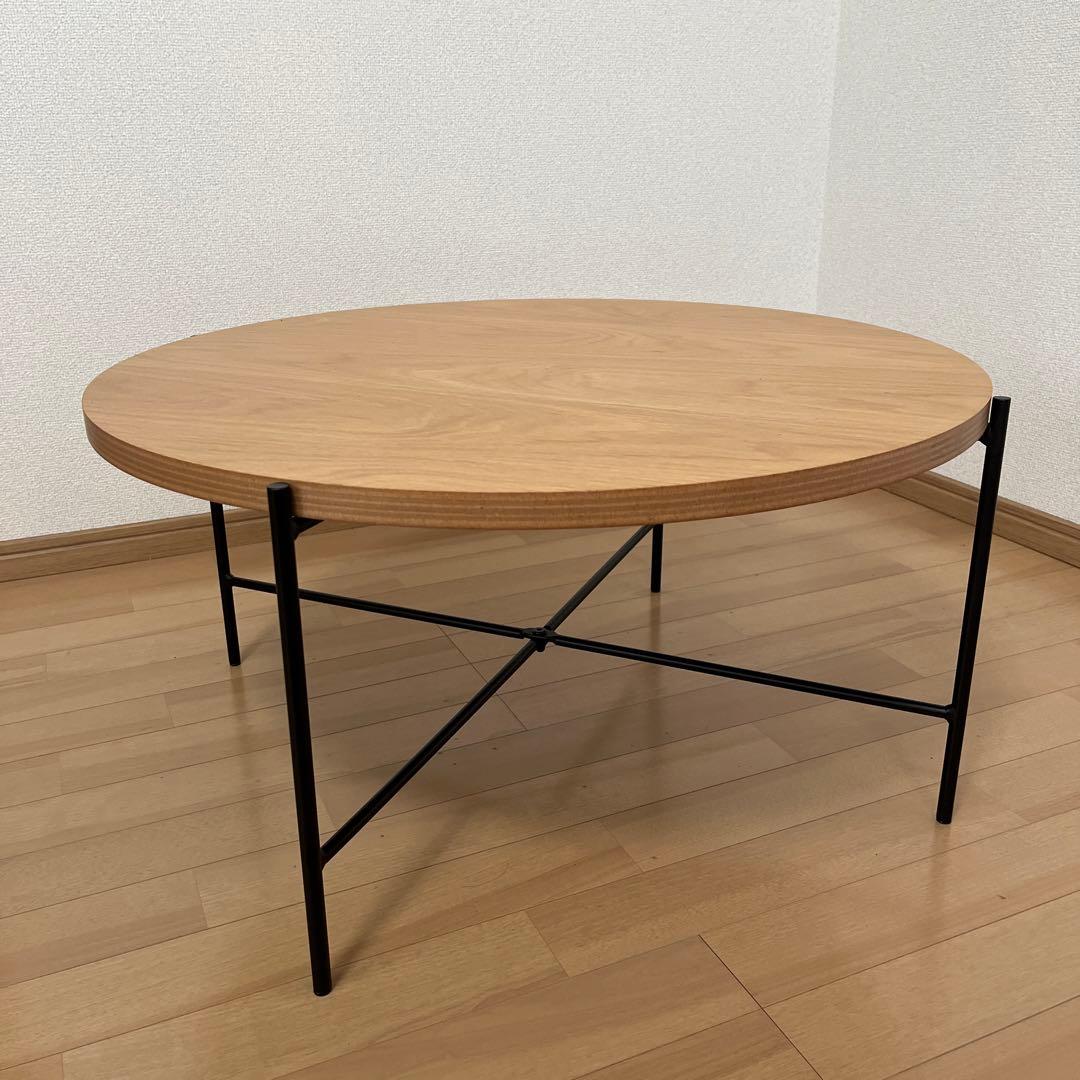 ニトリ 円形テーブルセット(ヴェルカー7050LBR) 大 - メルカリ