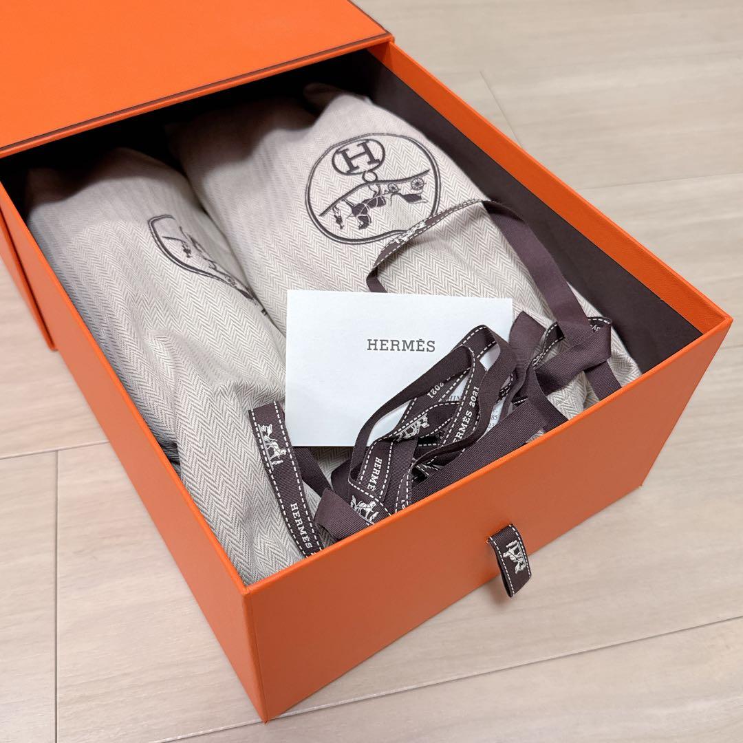 新品未使用 HERMES 【40サイズ】 モカシン Irving メドール金具