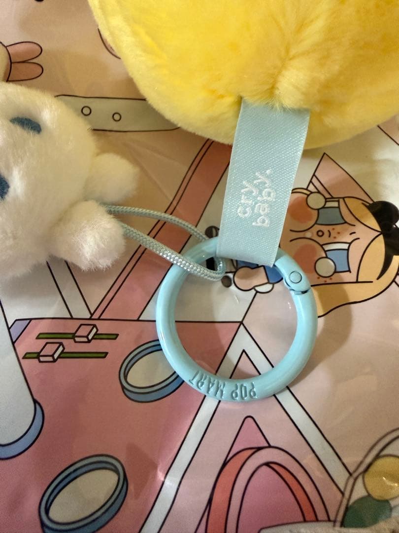 POPMART Crybabyフェイスぬいぐるみペンダント スーパーシークレット