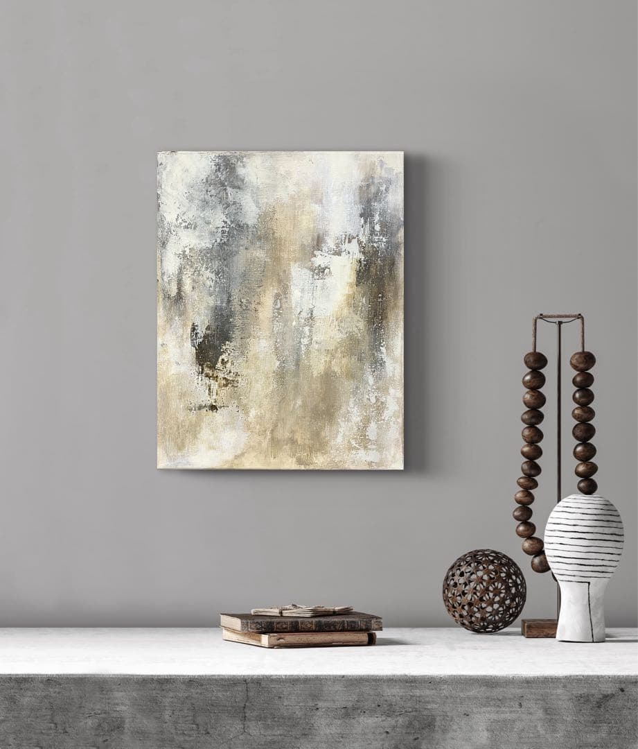 O´s 168. F6 テクスチャーアート 絵画 インテリア ブラウン