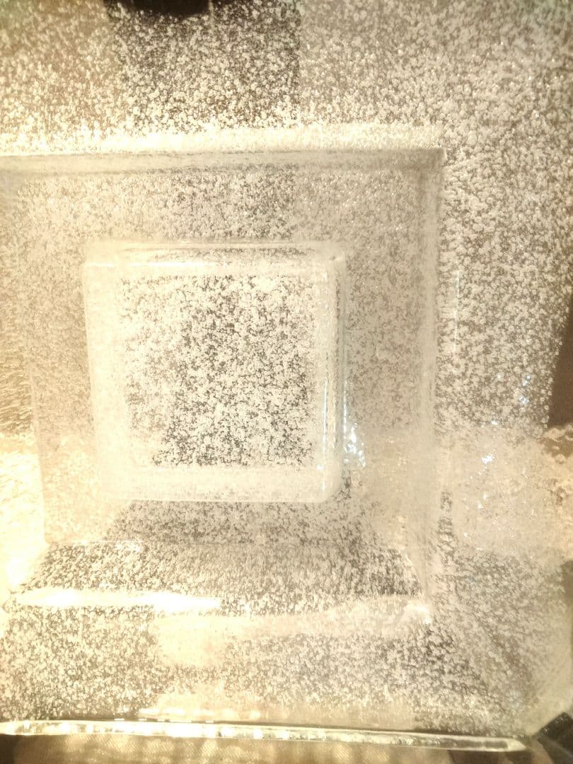 倉敷ガラス 小谷眞三 灰皿 glass ashtray