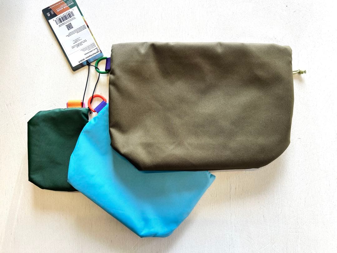 cotopaxiコトパクシナイロン製収納ポーチ3点セット トラベルに 楽天